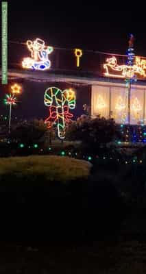 Christmas Light display at 7 Tandy Street, Aberfoyle Park