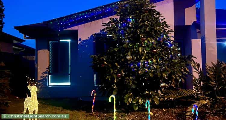 Christmas Light display at 10 Alesana Drive, Bellbird Park