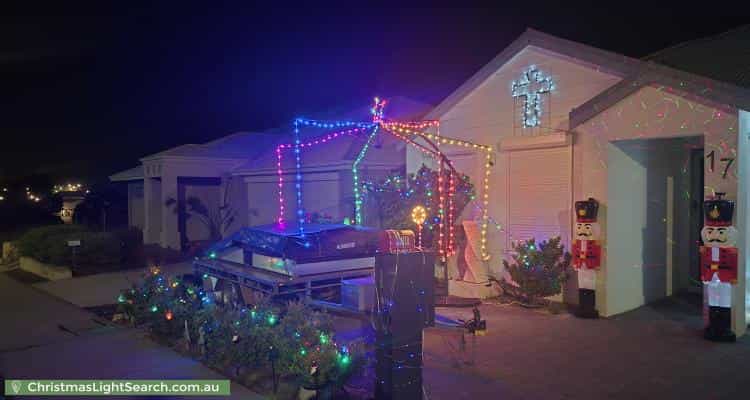Christmas Light display at 17 Zamia Rise, Yanchep