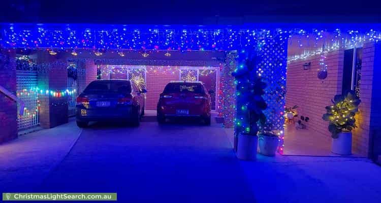 Christmas Light display at 55 Cupania Street, Algester