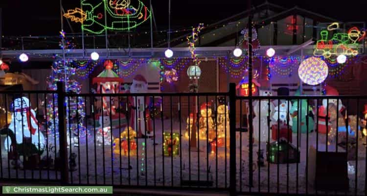 Christmas Light display at 13 Meadows Lane, Davoren Park