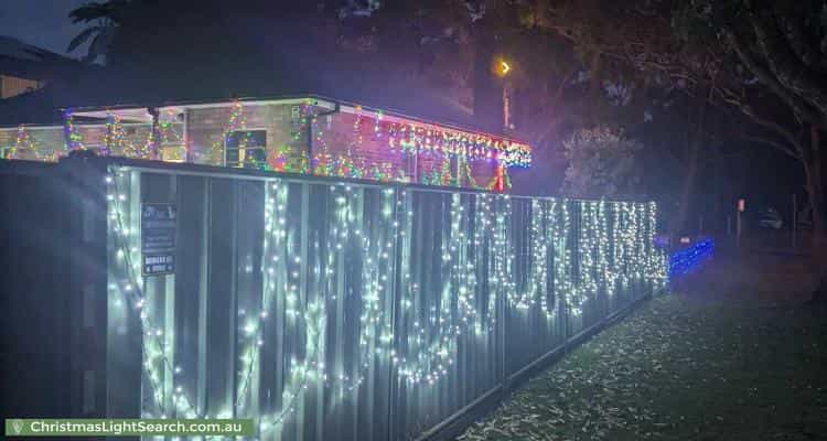 Christmas Light display at 7 Leonay Street, Sutherland