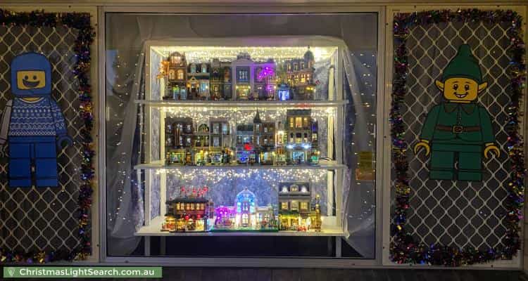 Christmas Light display at 7 Pelham Street, Ethelton