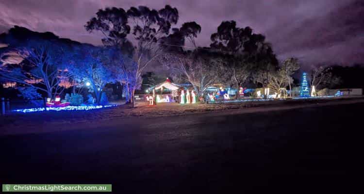 Christmas Light display at 17 Betty Road, Lewiston