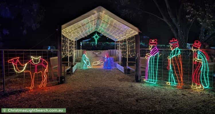 Christmas Light display at 17 Betty Road, Lewiston