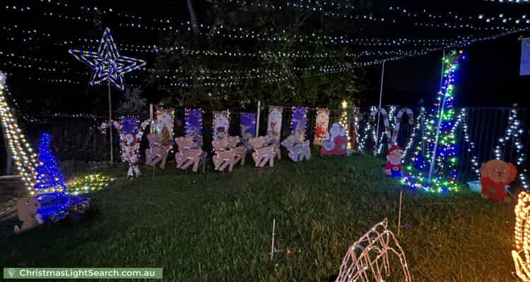Christmas Light display at 80 Sedgman Crescent, Shalvey