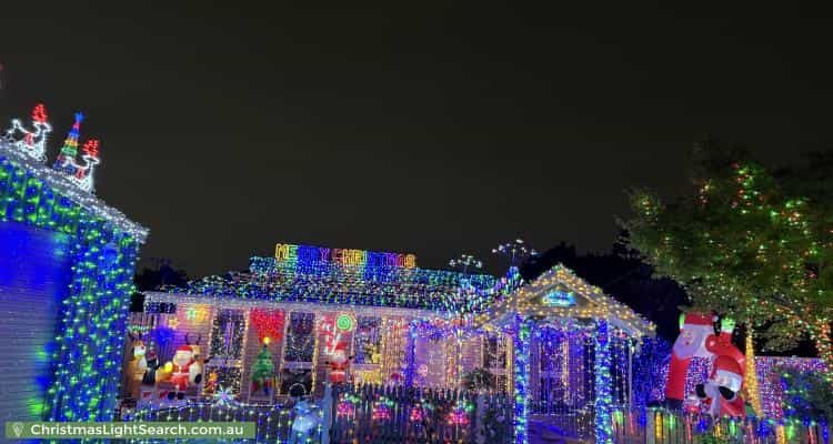 Christmas Light display at 11 Robyn Court, Hampton Park