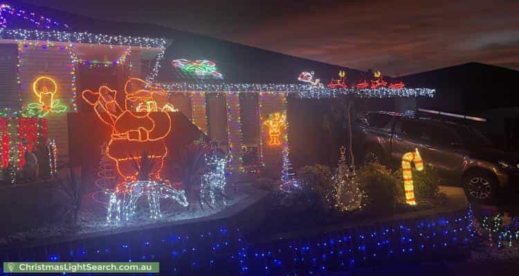 Christmas Light display at 39 Corrimal Avenue, Noarlunga Downs