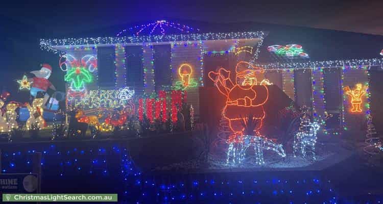 Christmas Light display at 39 Corrimal Avenue, Noarlunga Downs
