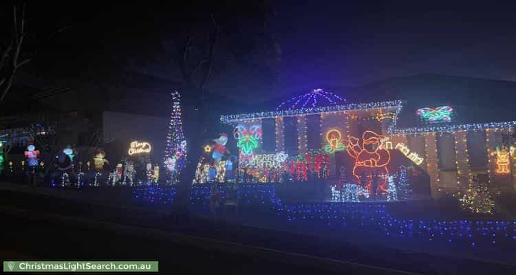 Christmas Light display at 39 Corrimal Avenue, Noarlunga Downs