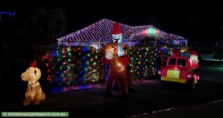 Christmas Light display at 38 Pentecost Place, Redland Bay
