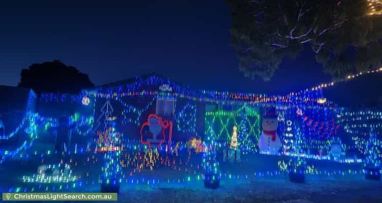 Christmas Light display at 6 Stephen Crescent, Christie Downs