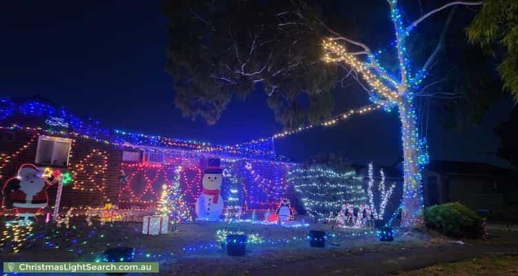Christmas Light display at 6 Stephen Crescent, Christie Downs