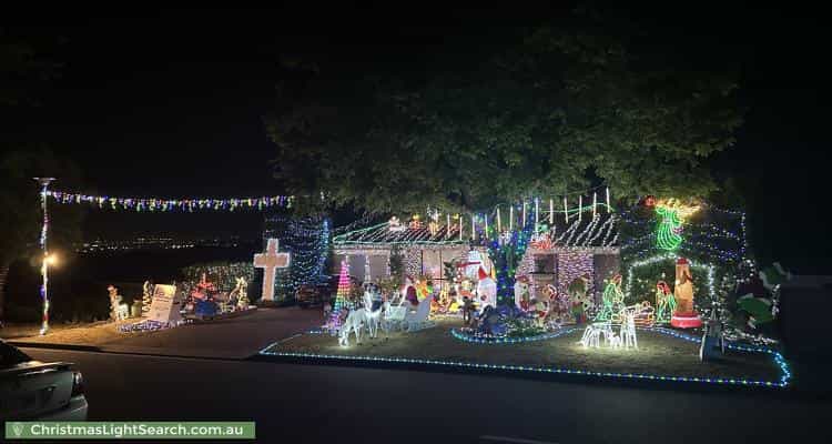 Christmas Light display at 50 Greenridge Court, Wynn Vale