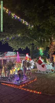 Christmas Light display at 50 Greenridge Court, Wynn Vale