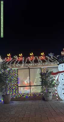 Christmas Light display at 50 Greenridge Court, Wynn Vale
