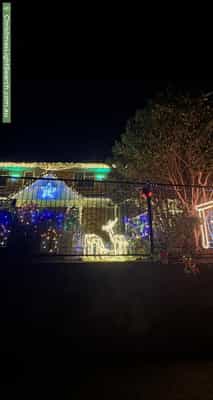 Christmas Light display at 1 Pinecroft Close, Calamvale