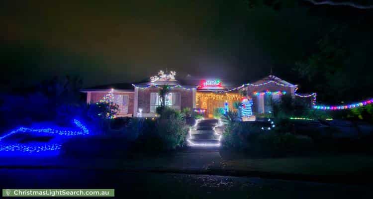 Christmas Light display at  Persimmon Grove, Golden Grove