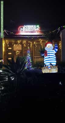 Christmas Light display at  Persimmon Grove, Golden Grove