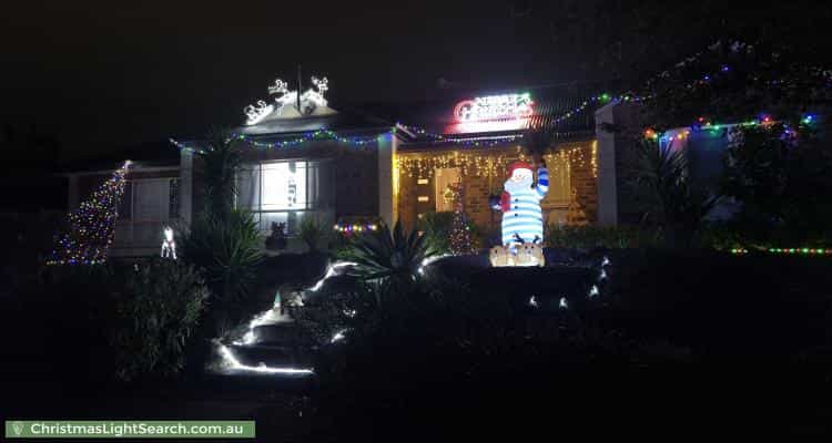 Christmas Light display at  Persimmon Grove, Golden Grove
