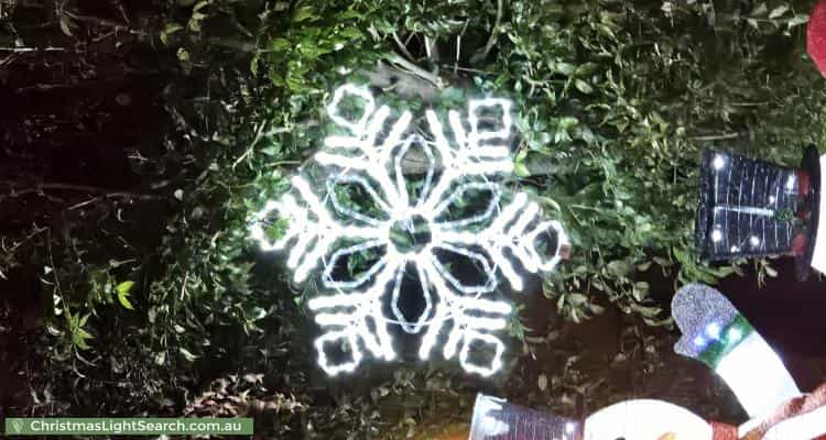 Christmas Light display at 123 Beckham Rise, Craigmore