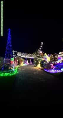 Christmas Light display at 15 Paluna Place, Forest Lake