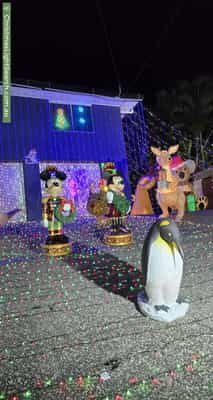 Christmas Light display at 19 Nemarra Street, Wynnum West
