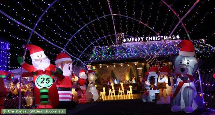 Christmas Light display at 225 Brownes Road, Coolup