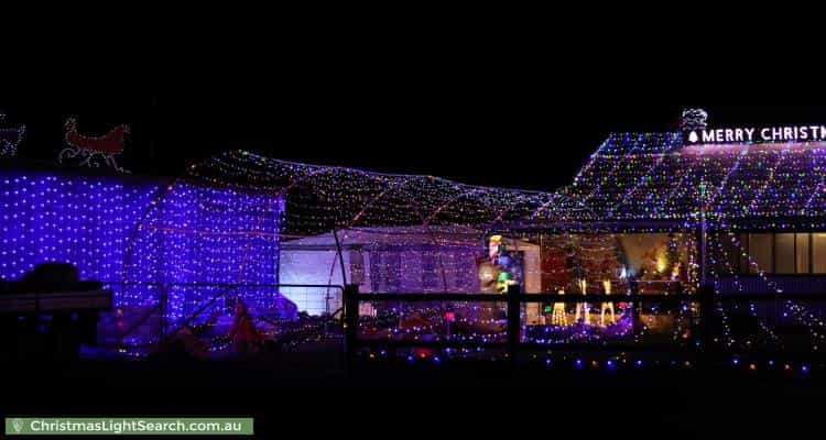 Christmas Light display at 225 Brownes Road, Coolup