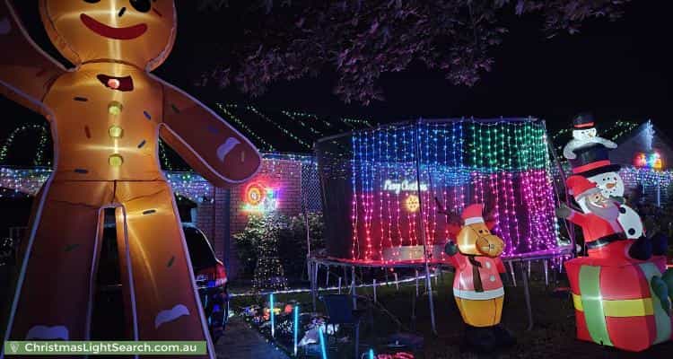 Christmas Light display at 13 Mawson Terrace, Moss Vale