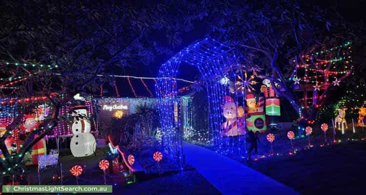 Christmas Light display at 13 Mawson Terrace, Moss Vale