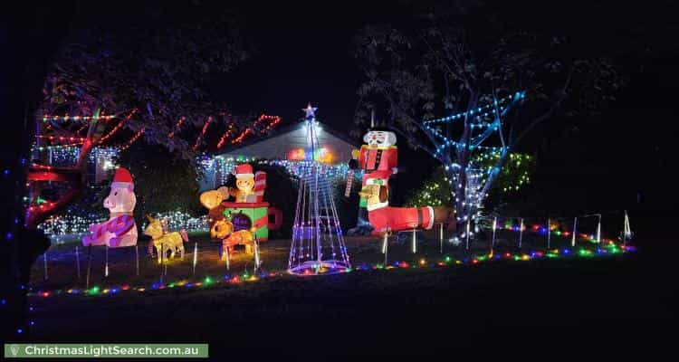 Christmas Light display at 13 Mawson Terrace, Moss Vale