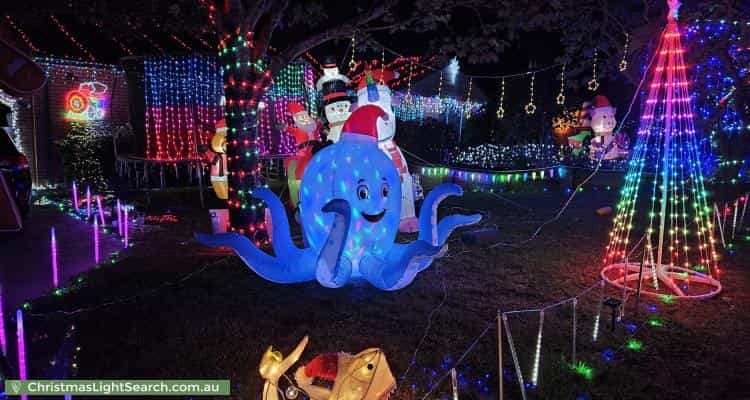 Christmas Light display at 13 Mawson Terrace, Moss Vale