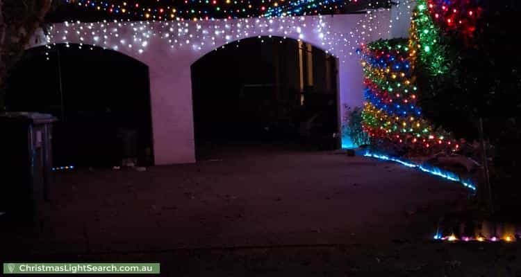 Christmas Light display at 12 Janden Close, Knoxfield