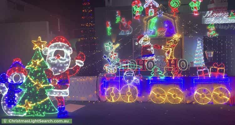Christmas Light display at 37 Noalimba Crescent, Bateman