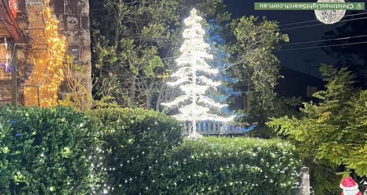 Christmas Light display at 37 Lilyfield Road, Rozelle