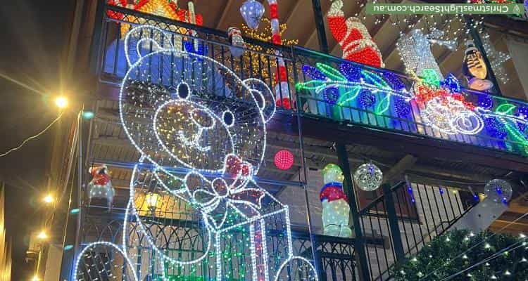 Christmas Light display at 37 Lilyfield Road, Rozelle
