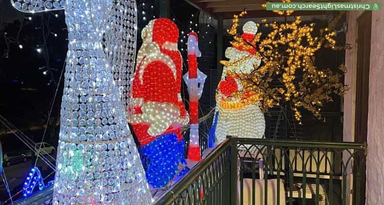 Christmas Light display at 37 Lilyfield Road, Rozelle