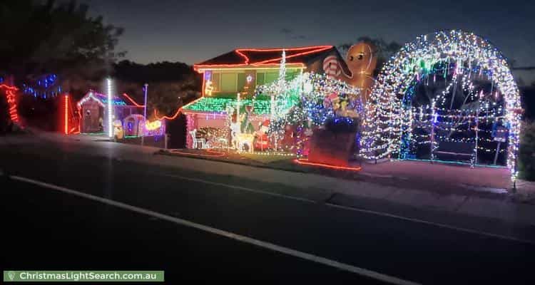 Christmas Light display at 77 O'Connor Circuit, Calwell
