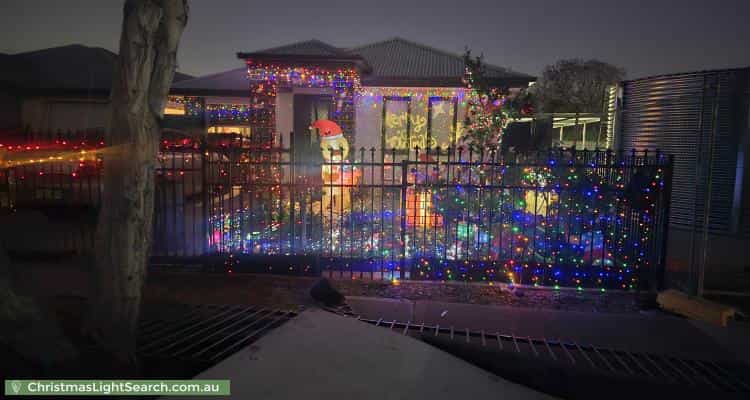 Christmas Light display at 120 Humphries Terrace, Woodville Gardens