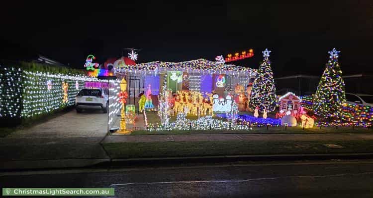 Christmas Light display at 52 Lyall Avenue, Dean Park