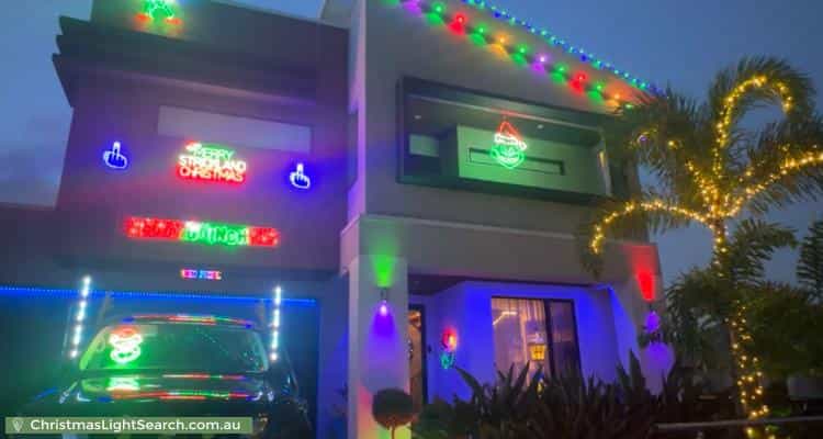 Christmas Light display at 12 Bedarra Crescent, Burpengary East