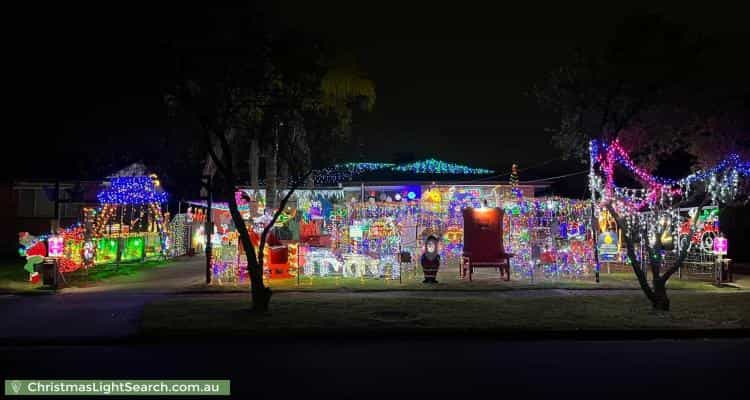 Christmas Light display at 39 Alice Street, Rooty Hill