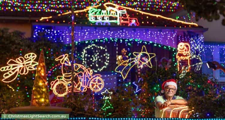 Christmas Light display at 997 Toorak Road, Camberwell