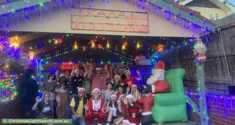 Christmas Light display at 997 Toorak Road, Camberwell