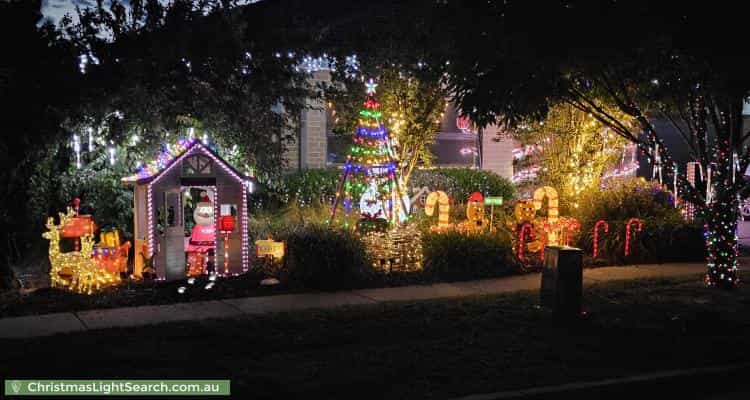 Christmas Light display at 4 Casilda Street, Harrison
