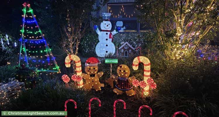 Christmas Light display at 4 Casilda Street, Harrison