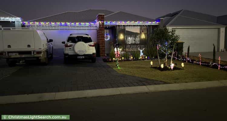 Christmas Light display at 68 Tasman Crescent, Mandogalup