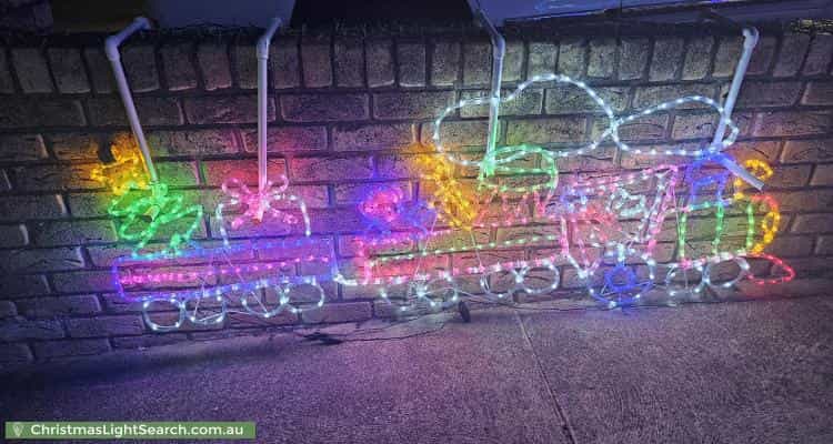 Christmas Light display at 3 Fernando Place, Safety Bay