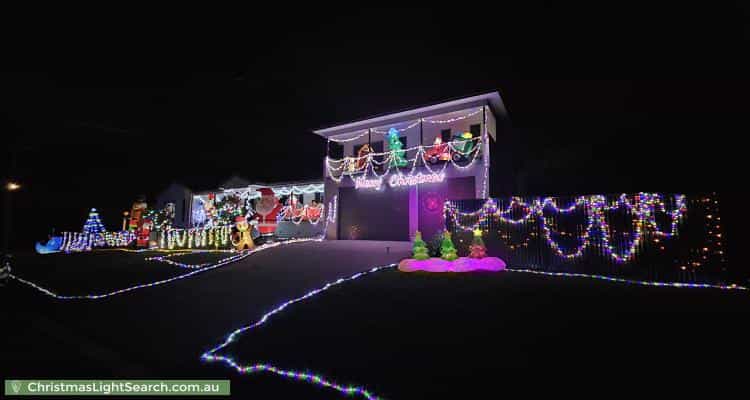 Christmas Light display at 21 Lavarack Crescent, Buderim